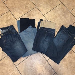 Maternity jeans lot
